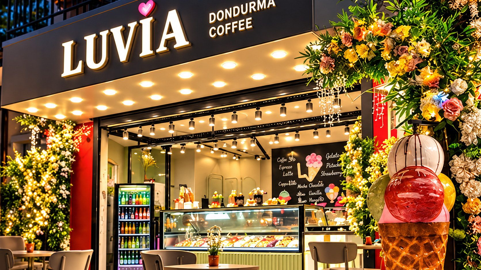 LUVIA Dondurma Coffee dış görünümü - Arnavutköy Dondurmacı, Arnavutköy Kafe