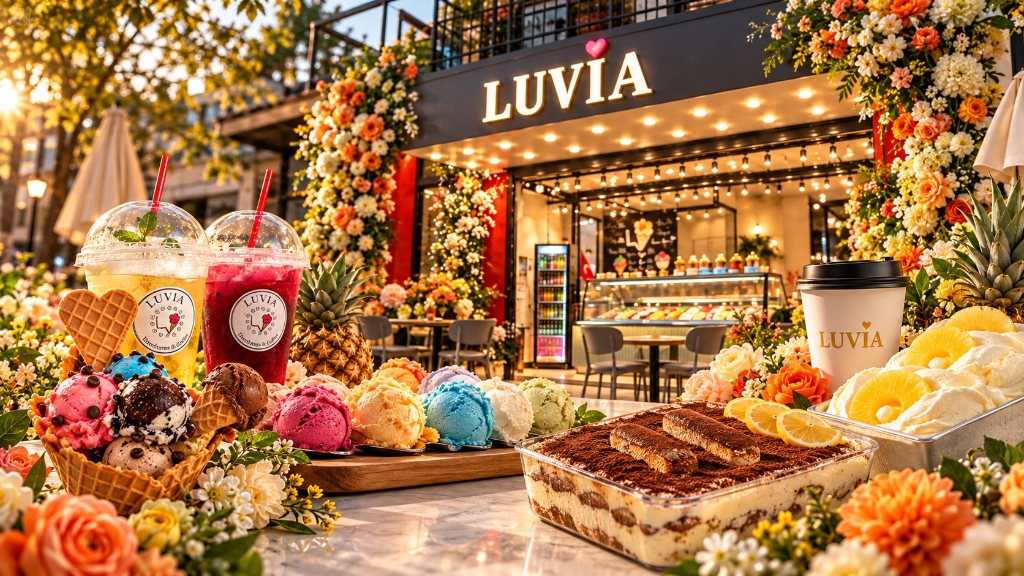 LUVIA Dondurma Külahı - Arnavutköy Dondurmacı, Arnavutköy Kafe
