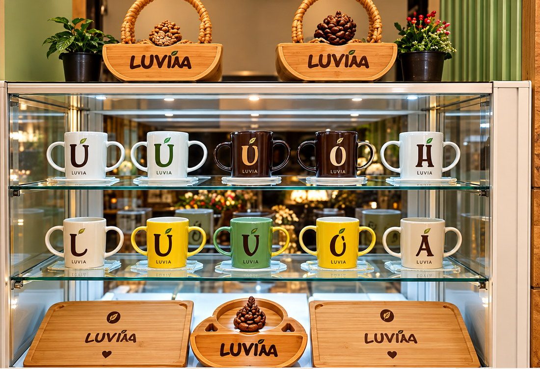 LUVIA ürün rafı - Arnavutköy Dondurmacı, Arnavutköy Kafe