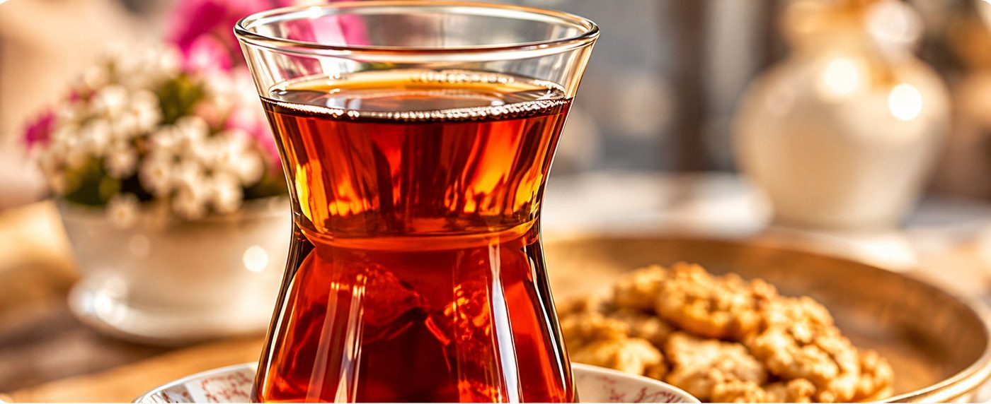 İnce belli bardakta Türk çayı - Arnavutköy Dondurmacı, Arnavutköy Kafe